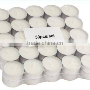 14g White Candle Without Scent, 100pcs a Set Aluminum Cup Tealight Candles photo-5