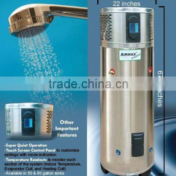 Split heat pump water heater