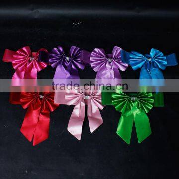 Fancy chair sashes for weddings bowtie chair sash colorful chair sash                        
                                                                                Supplier's Choice