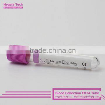 Purple Top Vacuum Blood Collection Vacutainer EDTA Tube k3