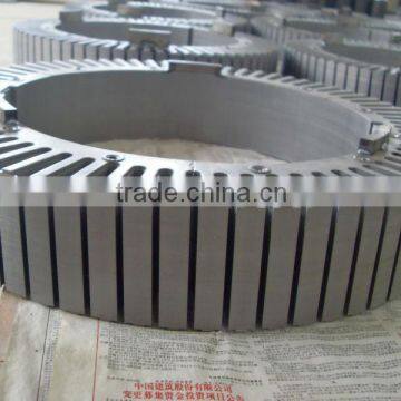 permanent elevator traction stator