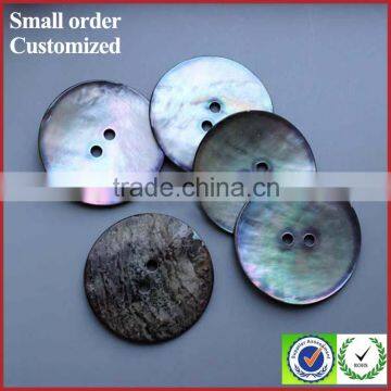 Fancy 2 holes round shell buttons for children sweaters