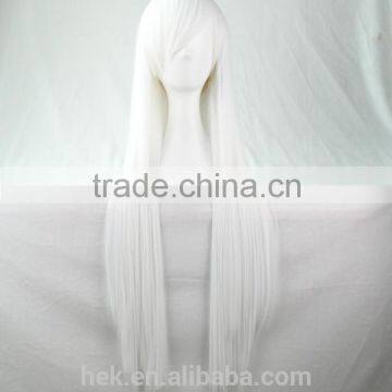 Cheap Fashionable Cosplay Wig Long Straight Human Wigs 80cm photo-4