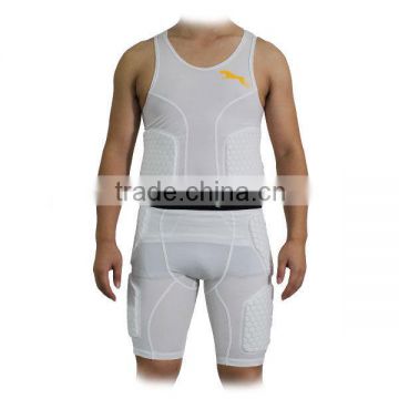 Sleeveless Rugby Protective Padded Compression wear