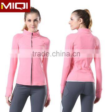 Wholesale High Quality Fashion Workout Clothing SUPPLEX Activewear Girls Fancy Yoga Jacket