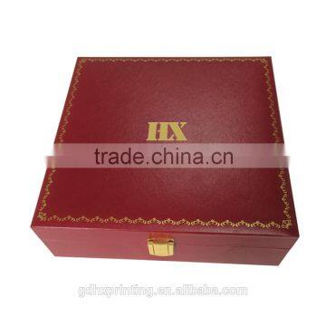 luxury delicate rigid wooden bird"s nest packaging box