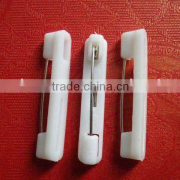 metal garment safety pins with plastic base
