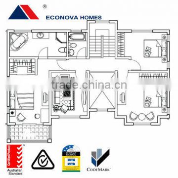 Australian Standard luxurious light steel structure villa DC with low carbon