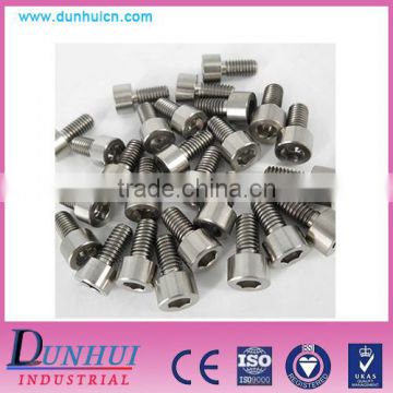 Manufactured hot sale titanium alloy cylinder head screw