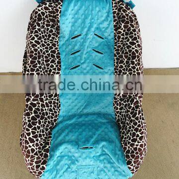 Baby Car Seat Cover Protector Giraffe With Teal Toddler Car Seat Cover photo-2