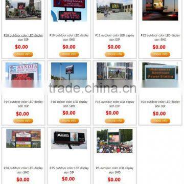 rs232 led digit display,shenzhen led signs,sign manufactures,tri color led moving display