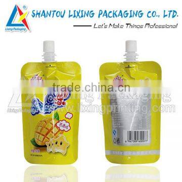 Reusable spout pouch for drink packaging