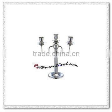 T201 H315mm Stainless Steel 3 Heads Candle Holder