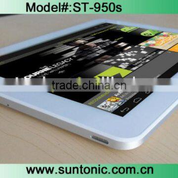 Best quality 9.7 inch RK3188 quad core tablet retina with 2G+16G and 10000mah full capacity big battery