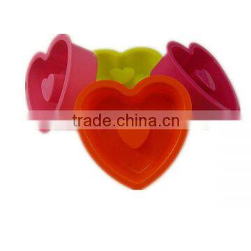 Heart Shape Silicone Cake Moulds /silicone Cupcake Mould/ Muffin Mould photo-2