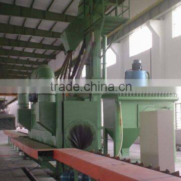 Gas bottle/cylinder wheel blast equipment