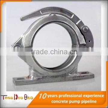 DN125 Snap Concrete Pump Clamp coupling with mounting bracket