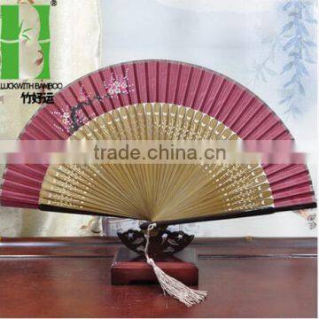 Red japanese personalizd folding hand fans in bulk