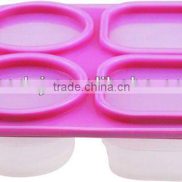 collapsible food storage containers