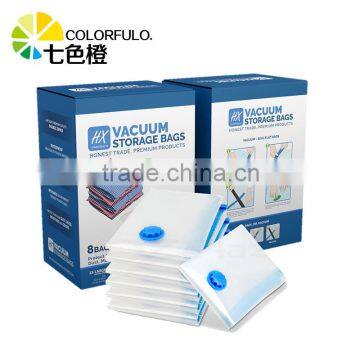 Plastic type and clothes use vacuum compressed bag