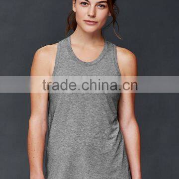 Wholesale Ladies Summer Custom Tie Back Womens Gym Cool Tank Top