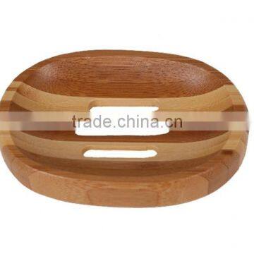 Bamboo soap dish