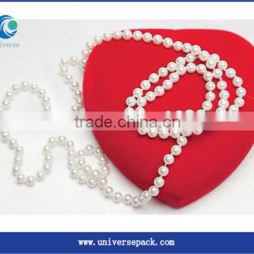 Pearl Necklace Flocking Box Customized For Packing Boxes Wholesale