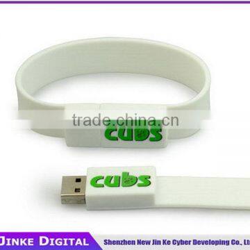 silicone usb wristband