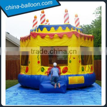 PVC tarpaulin inflatable cake bouncer,inflatable cake castle for sale