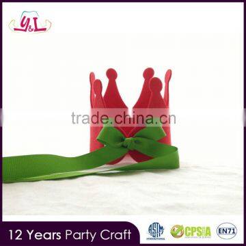 New Products 2016 Felt Girl Crown Birthday Party Hats