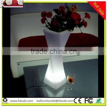 LED Furniture KD-F879 Outdoor LED Light Plastic Sofa for Garden