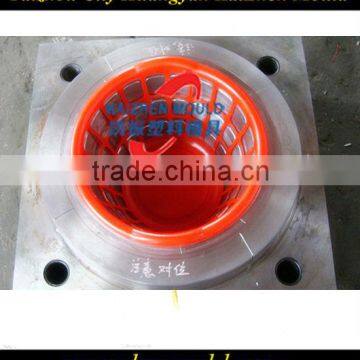 Home commodity plastic laundry basket mould