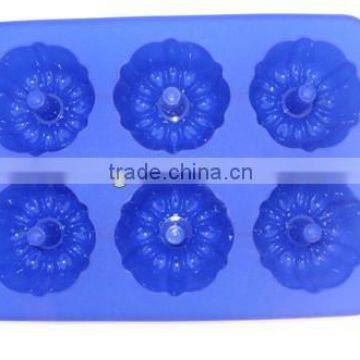 Wholesale Food Grade Custom Flowerpot Silicone Chocolate / Cupcake Molds Microwave Cake