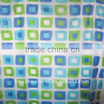 FACTORY OF 50% PEVA PRINTED SHOWER CURTAIN FOR BATH