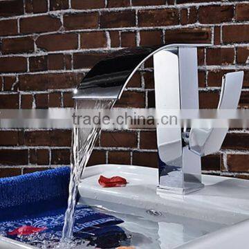 Waterfall Brass Wash Basin Tap #9079