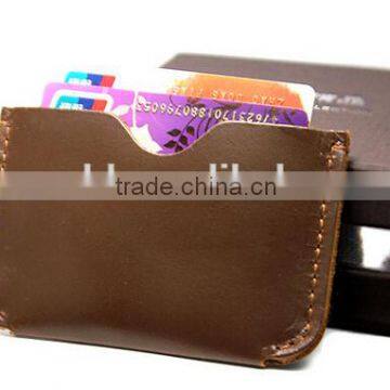 PU Leather Card Holder Credit Card Pouch Business Card Holder ID Card Purse