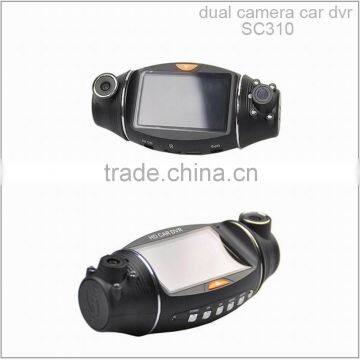 4 Infrared LEDs 2.7 Inch LCD Display 120/140 Degree Wide Angle High Resolution Car Dvr Gps Dual Camera photo-4