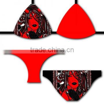 custom sublimation bikini swimwear