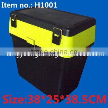 H1001 38*25*38.5CM Plastic Fishing Seat Box Transparent Tool Box photo-4