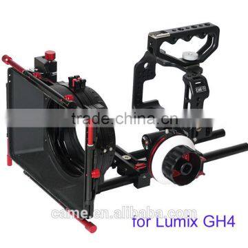 CAME-TV Protective Cage for GH4 Camera w/ Mattebox Follow Focus