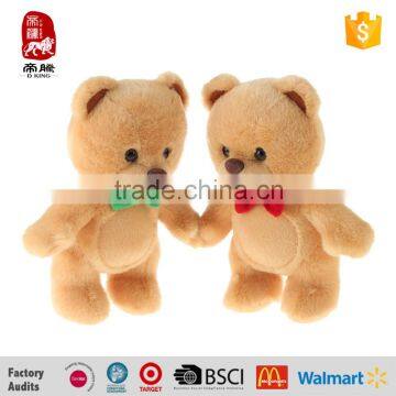 BSCI Stuffed Baby Toys Standing Teddy Bears with Bow Tie Wholesale