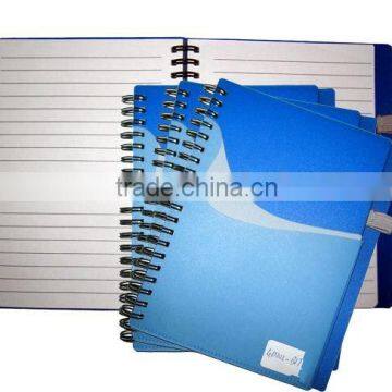 Notebook, 0.6mm PP Back Cover with Pen Loop