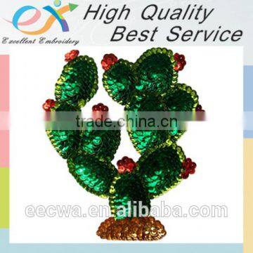 factory custom embroidered sequins Christmas tree