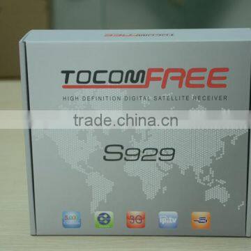 Newest receiver tocomfree s929 wtih iptv ,3G SKS buy in china from colombia