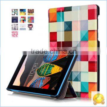 Painting Slim Folio Stand Leathr Case Cover Protective Skin Cover For Lenovo Tab3 7.0 Essential TB3-710F 710I 7" Tablet PC photo-5