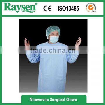 Medical Nonwoven Sterile Disposable Surgical Gown for Patient