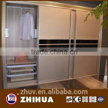 ZH mdf 18mm melamine simple wardrobe