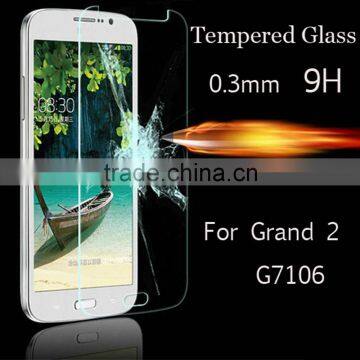 Premium Real clear Screen Protector Film For SAMSUNG Galaxy Grand 2 G7102 G7105 G7106 Tempered Glass Screen Protectfree shipping