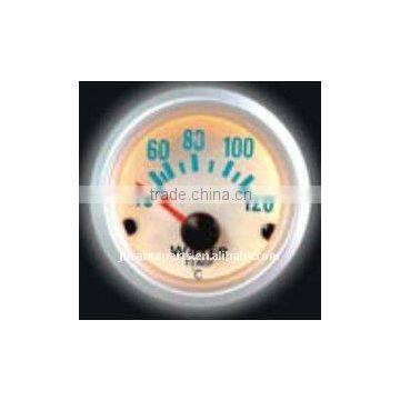 WATER TEMP GAUGE 2" 52MM WHITE FACE SERIES GAUGE