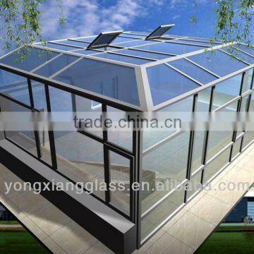 roof top glass,roof skylight glass